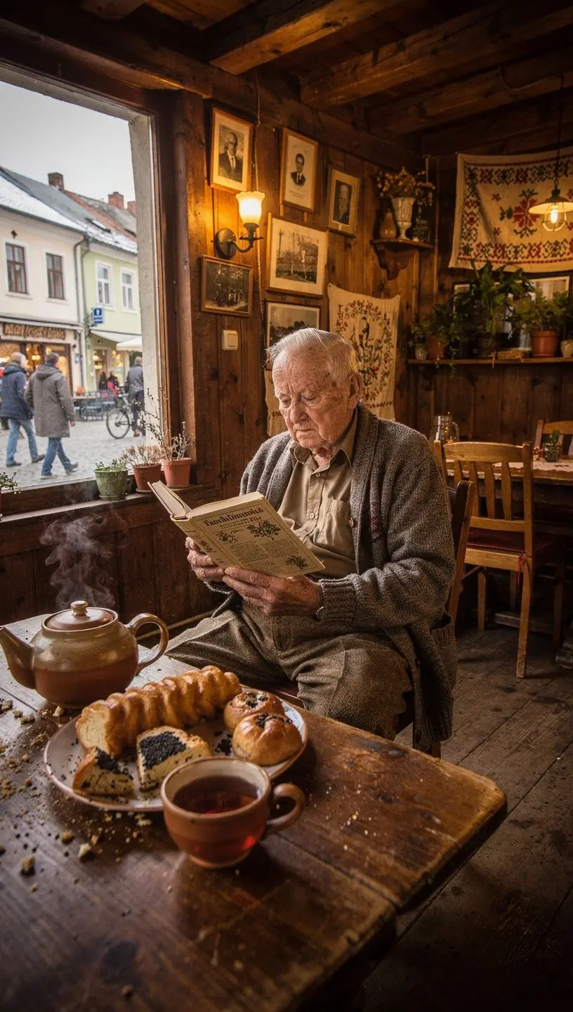 Arbatos puodelis ant stalo šalia dienos plano užrašų, simbolizuojantis arbatos įtraukimą į kasdienę rutiną.